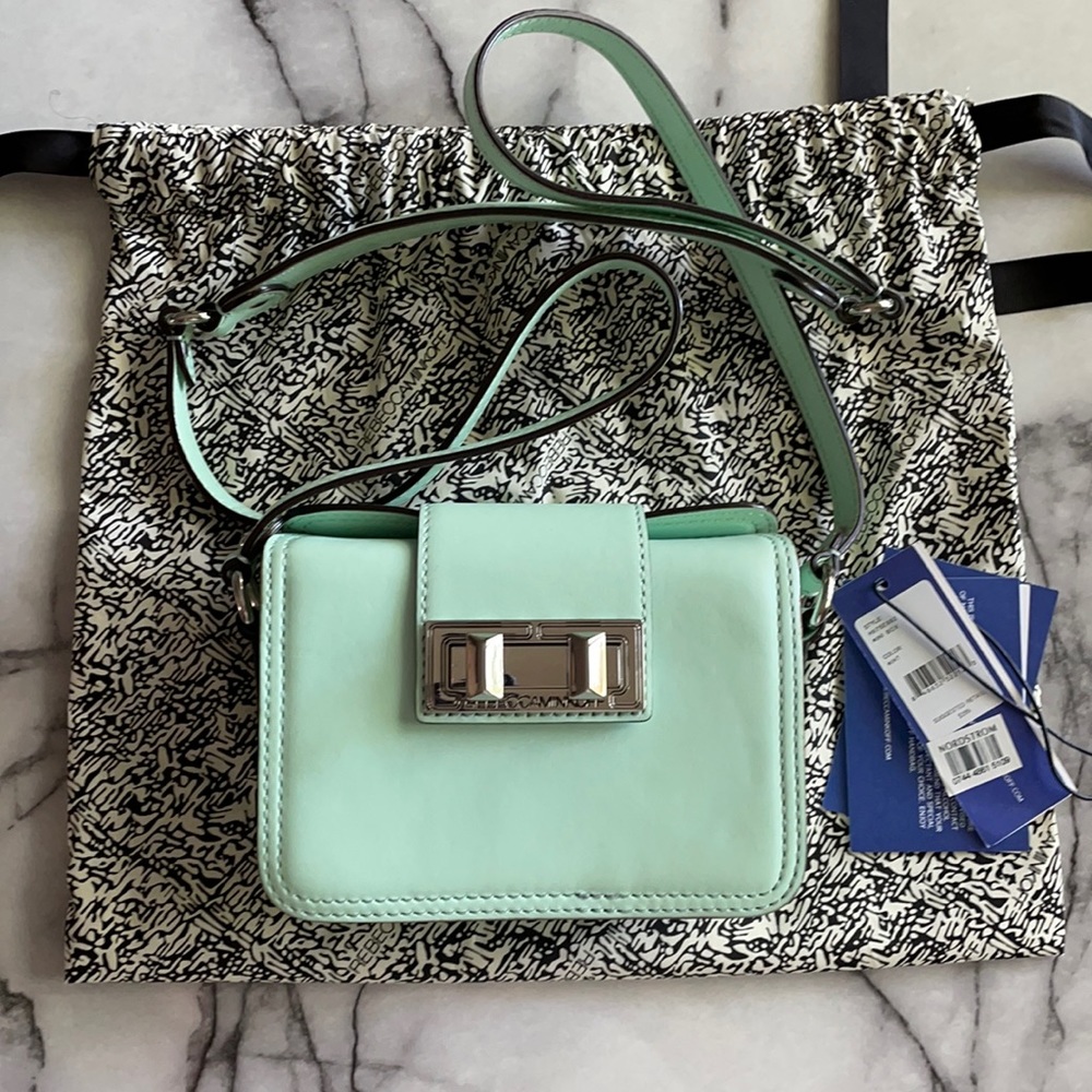 Rebecca Minkoff Mini Box Purse, Mint